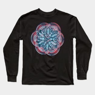 Flower Of Life Oxide Long Sleeve T-Shirt